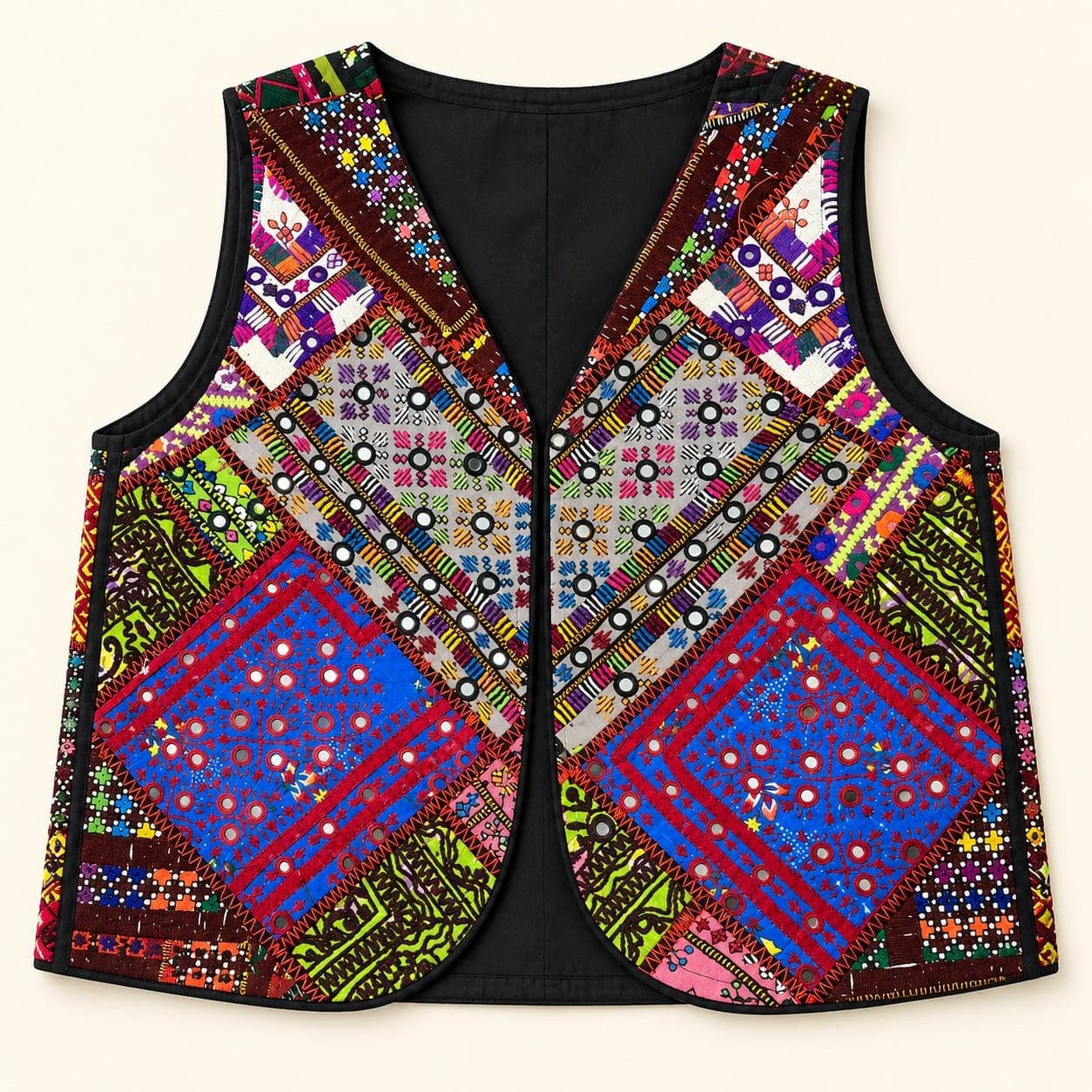 waistcoat shesha work