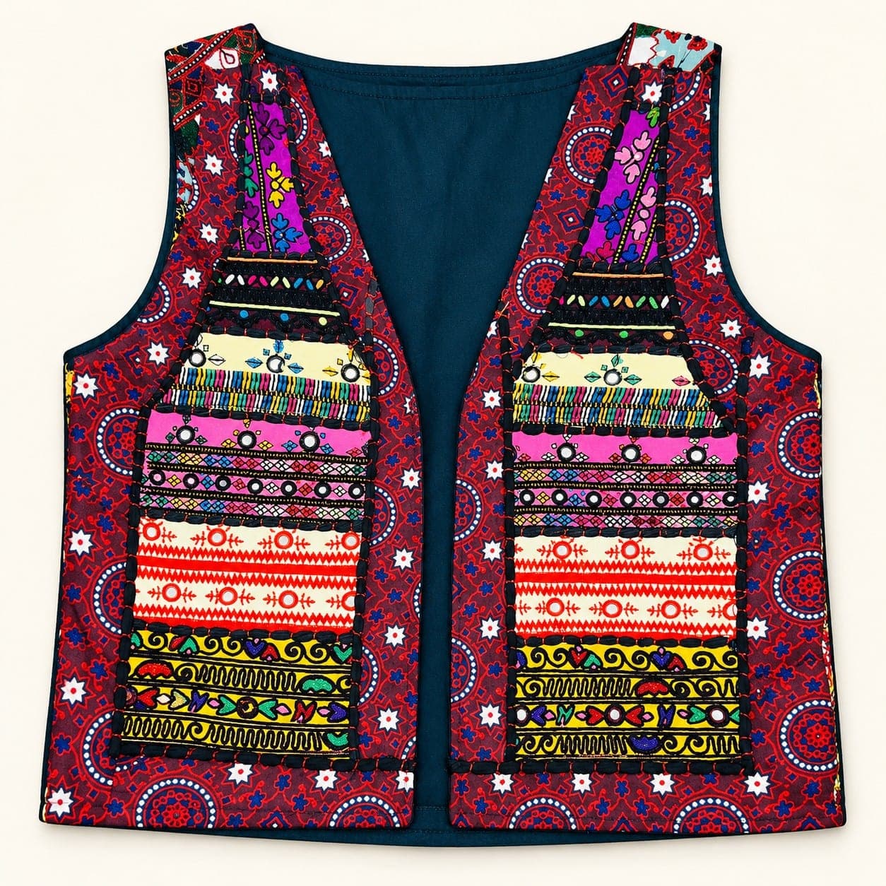 waistcoat Shesha work dhaga